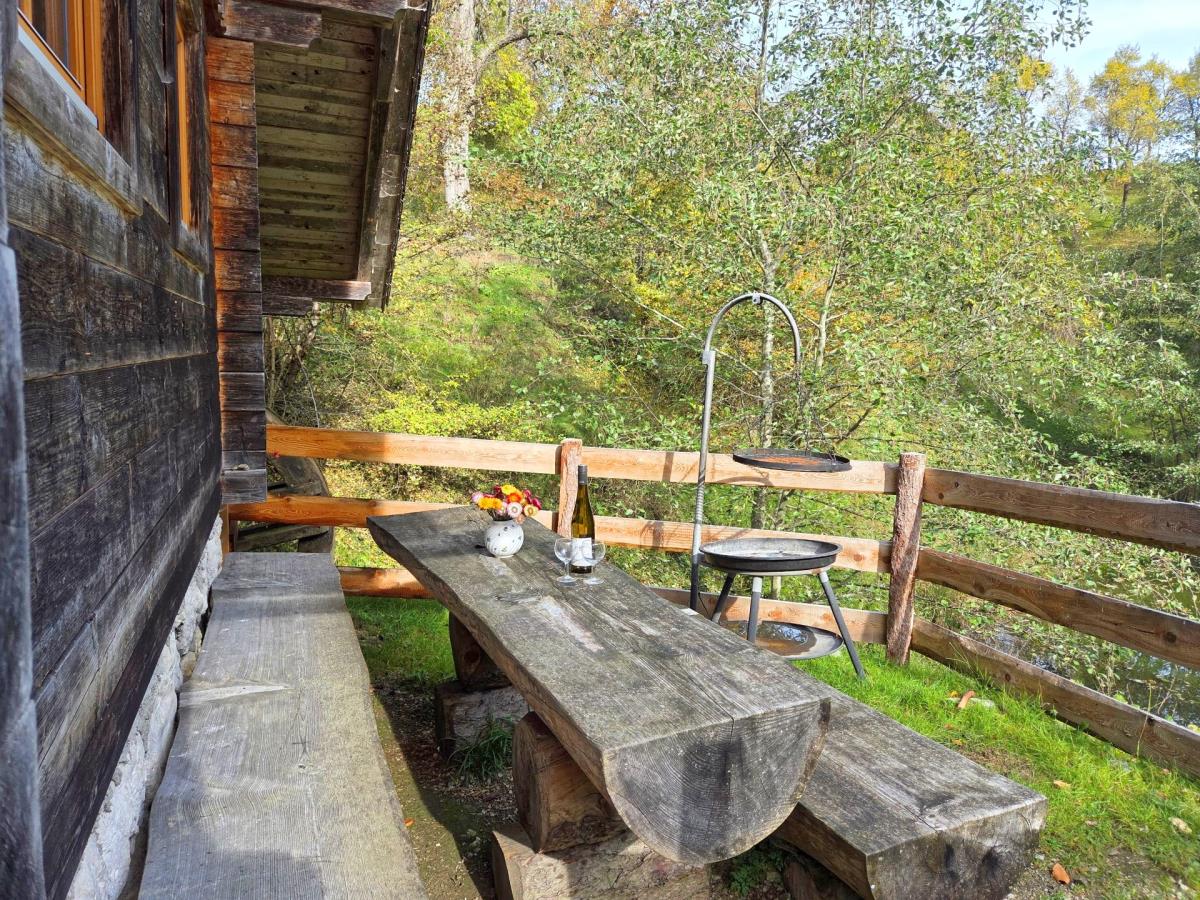 Mühlenhütte am Privatteich im Mostviertel