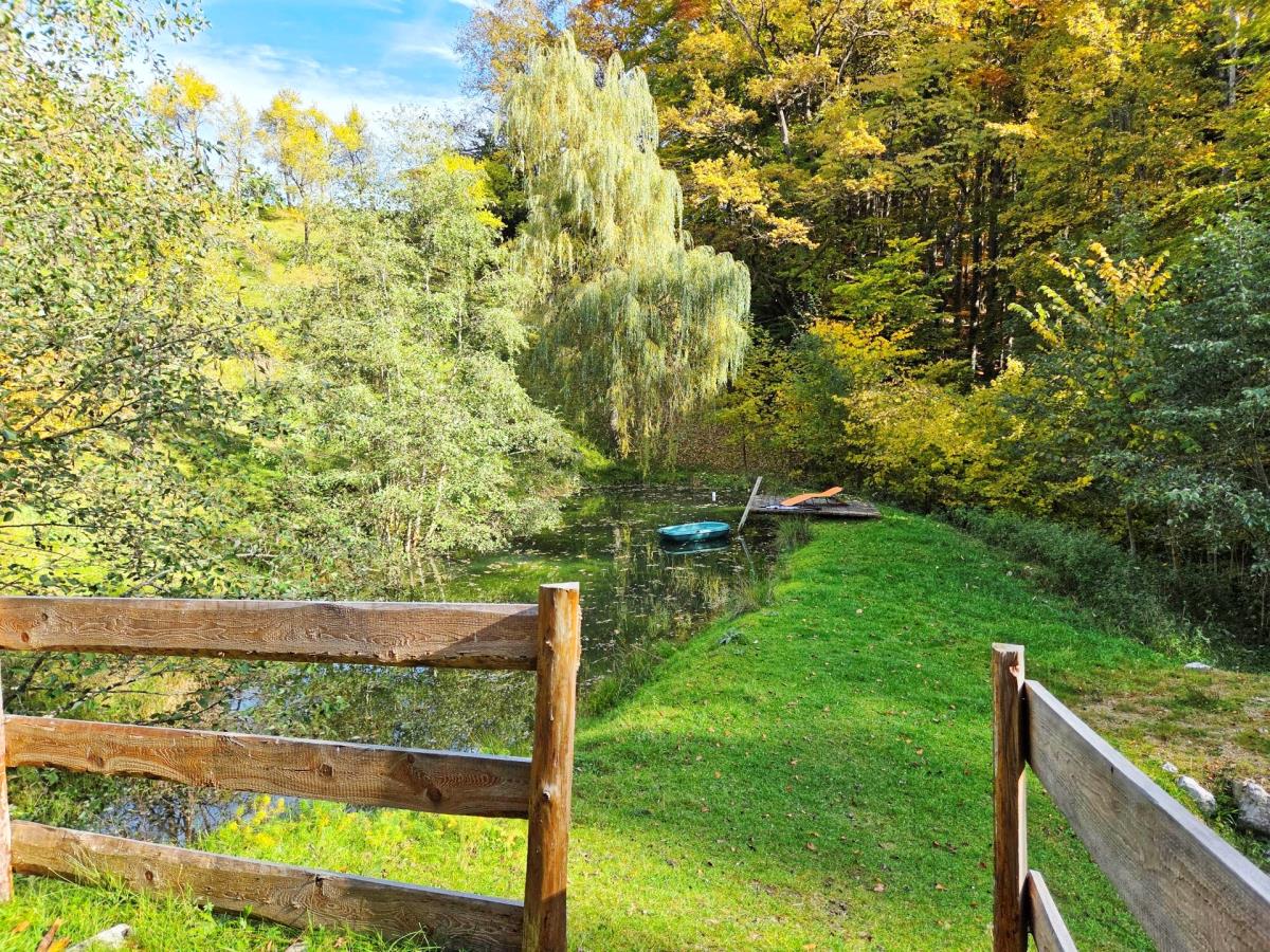Mühlenhütte am Privatteich im Mostviertel