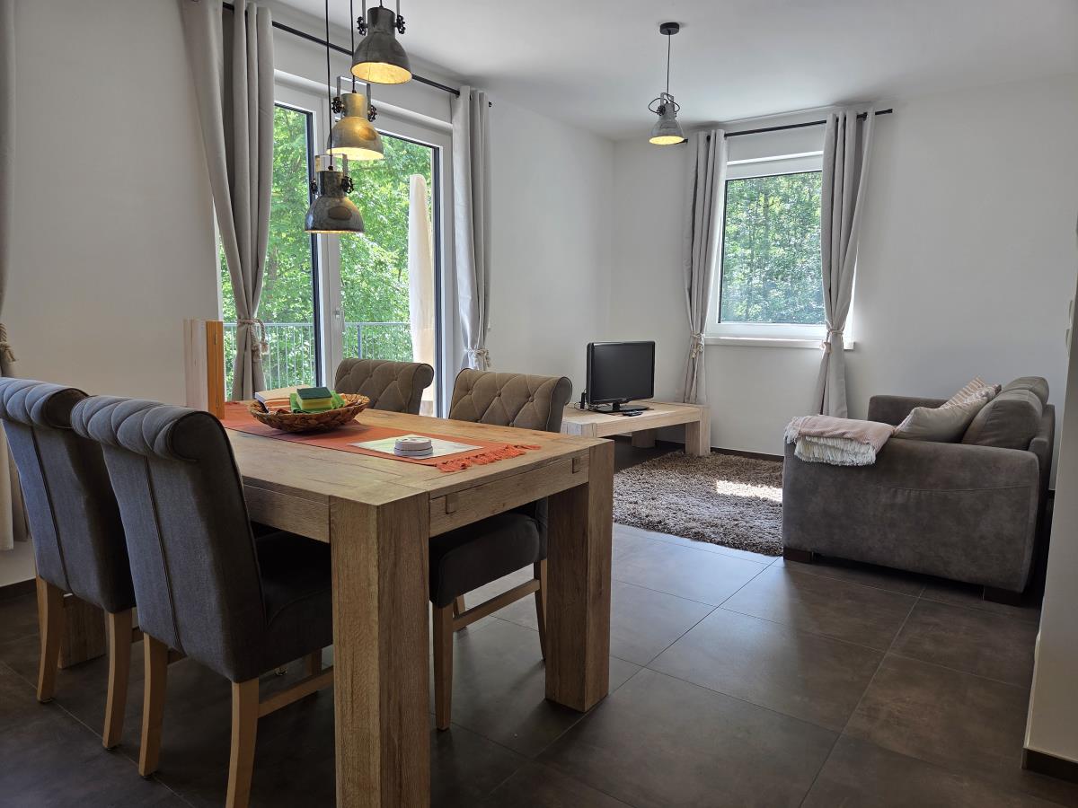 Waldsicht am Karwendelgebirge