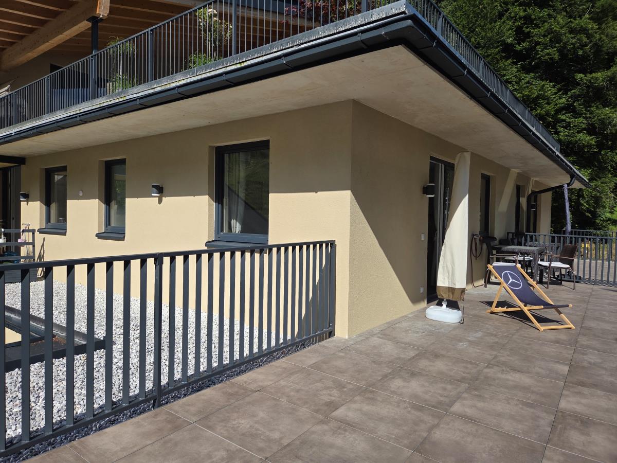 Waldsicht am Karwendelgebirge